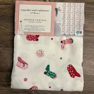 Western Cowgirl‎ Shower Curtain cowboy boots, cactus, disco ball themed